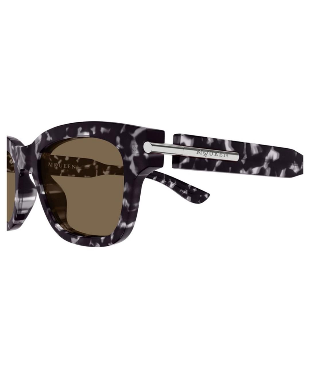 ALEXANDER MCQUEEN Мульти пластиковые солнцезащитные очки, фото 3
