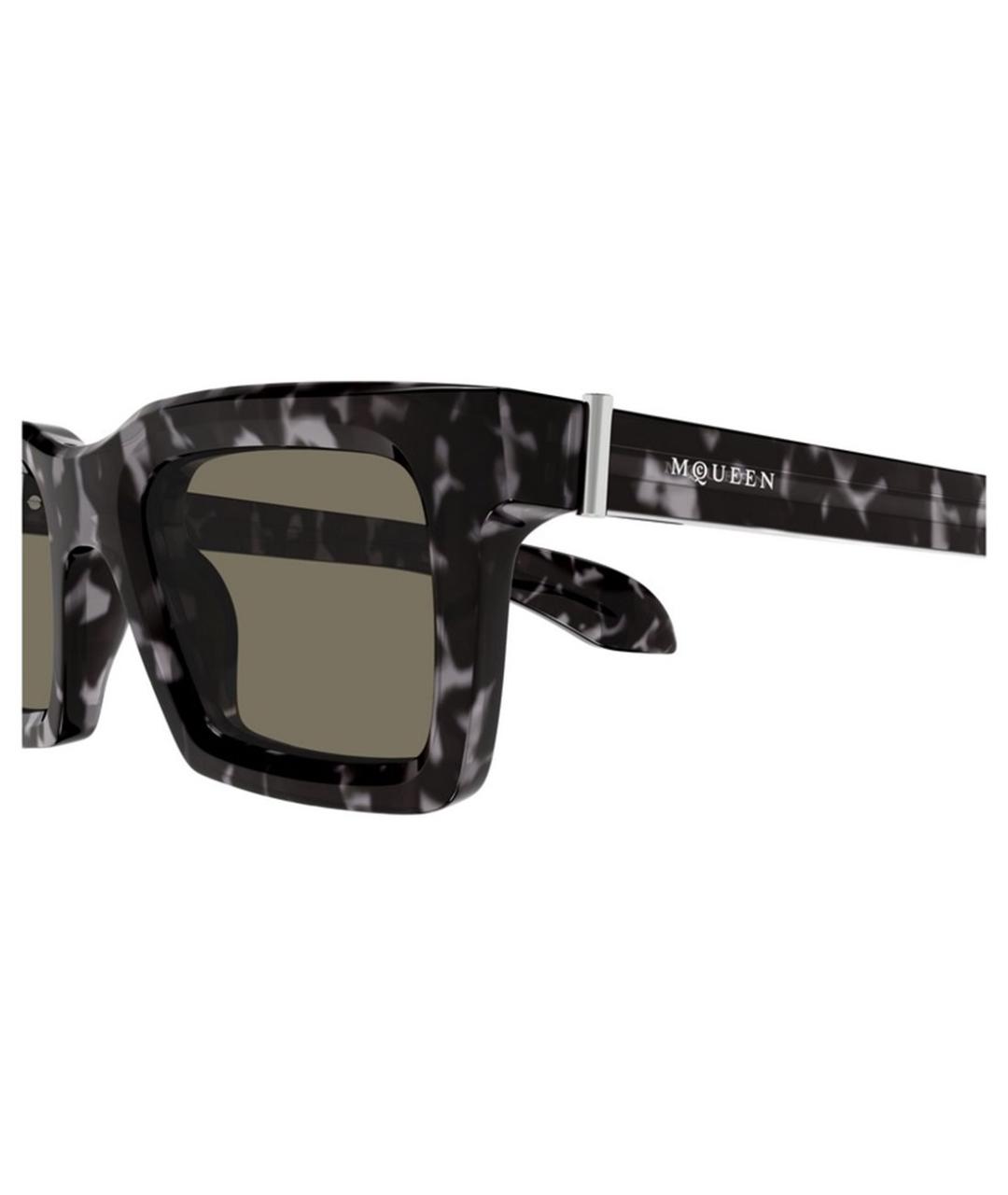 ALEXANDER MCQUEEN Мульти пластиковые солнцезащитные очки, фото 3