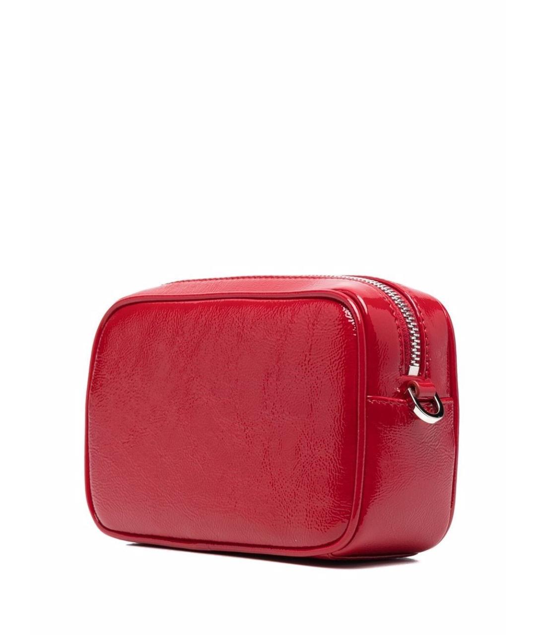 GOLDEN GOOSE DELUXE BRAND Красная кожаная сумка через плечо, фото 2