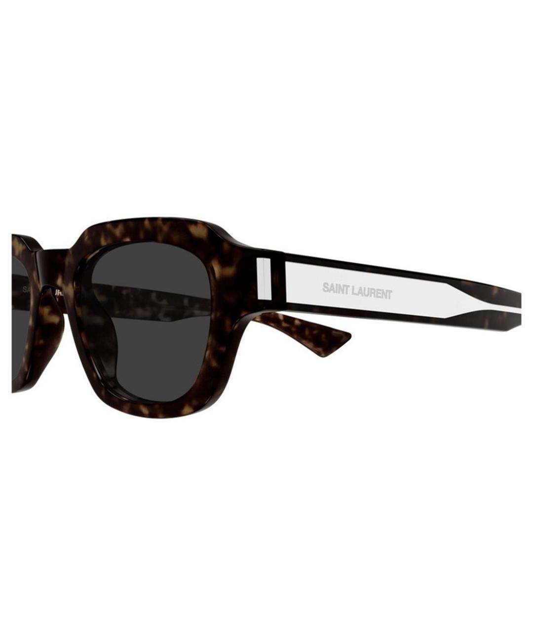 SAINT LAURENT Мульти пластиковые солнцезащитные очки, фото 3