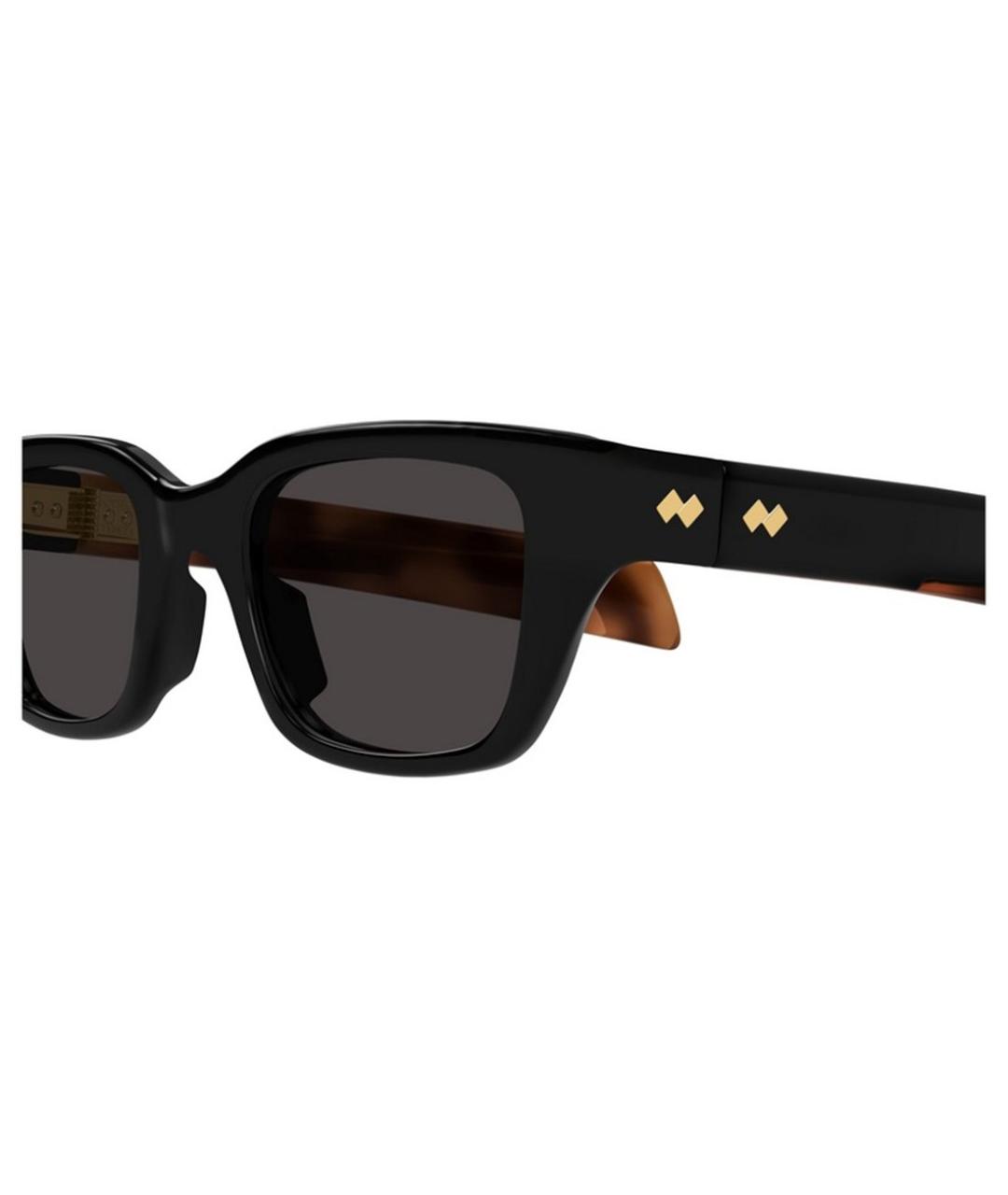 BOTTEGA VENETA Черные пластиковые солнцезащитные очки, фото 3