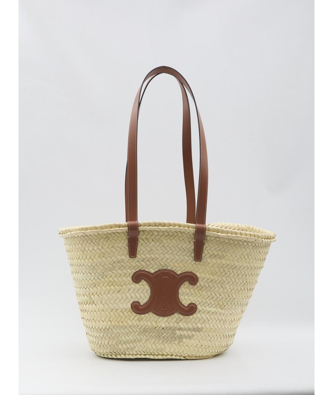 CELINE Бежевая сумка тоут, фото 5