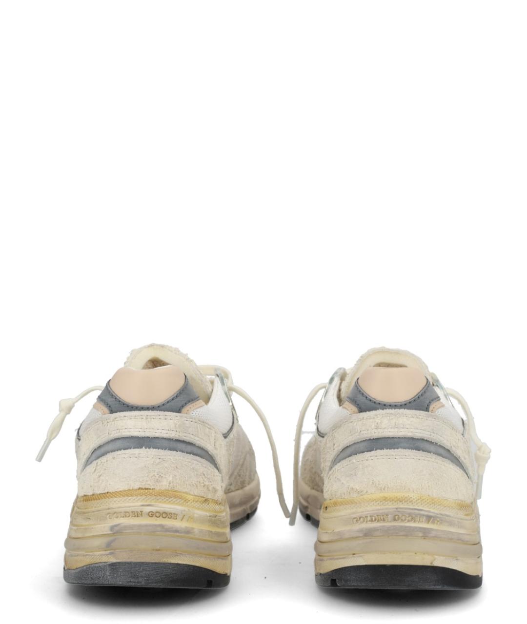 GOLDEN GOOSE DELUXE BRAND Белые кожаные низкие кроссовки / кеды, фото 3