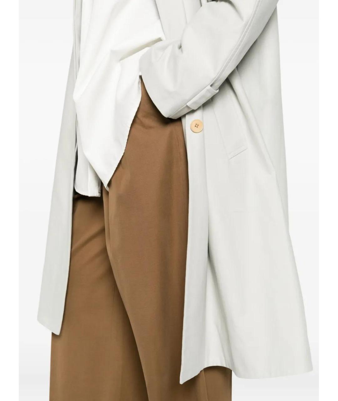 THE ROW Коричневые хлопковые прямые брюки, фото 5