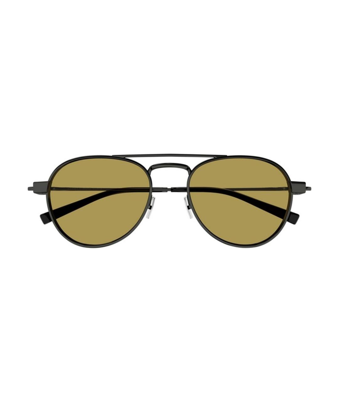 SAINT LAURENT Серебряные металлические солнцезащитные очки, фото 2