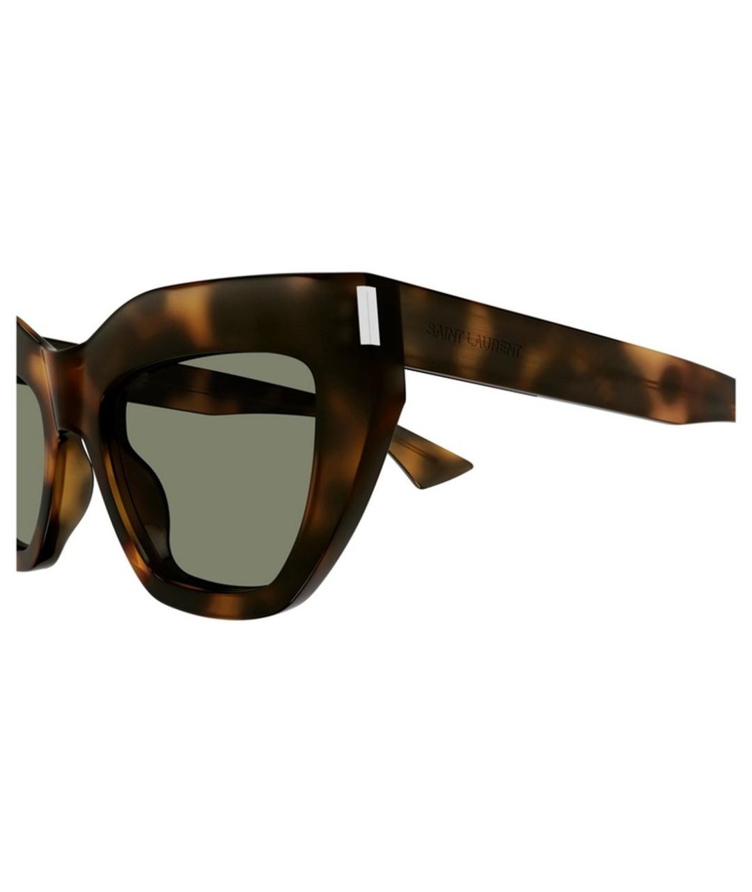 SAINT LAURENT Мульти пластиковые солнцезащитные очки, фото 3