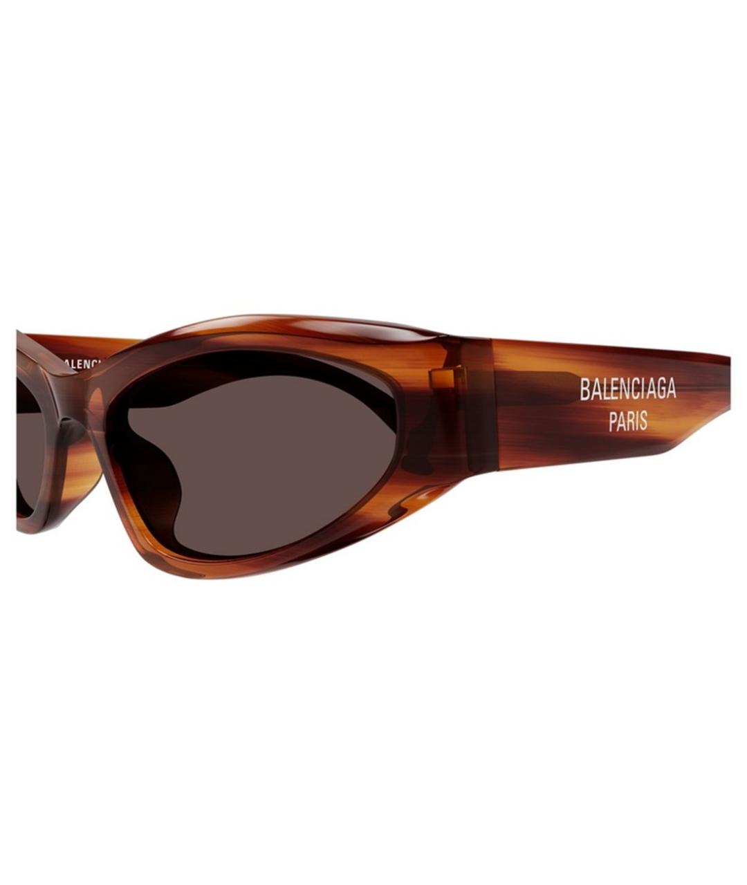 BALENCIAGA Мульти пластиковые солнцезащитные очки, фото 3