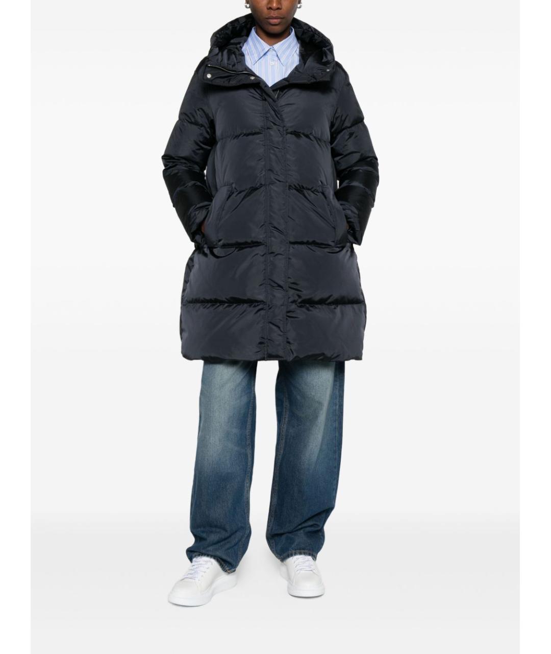 LEMPELIUS Синий полиамидовый пуховик, фото 2