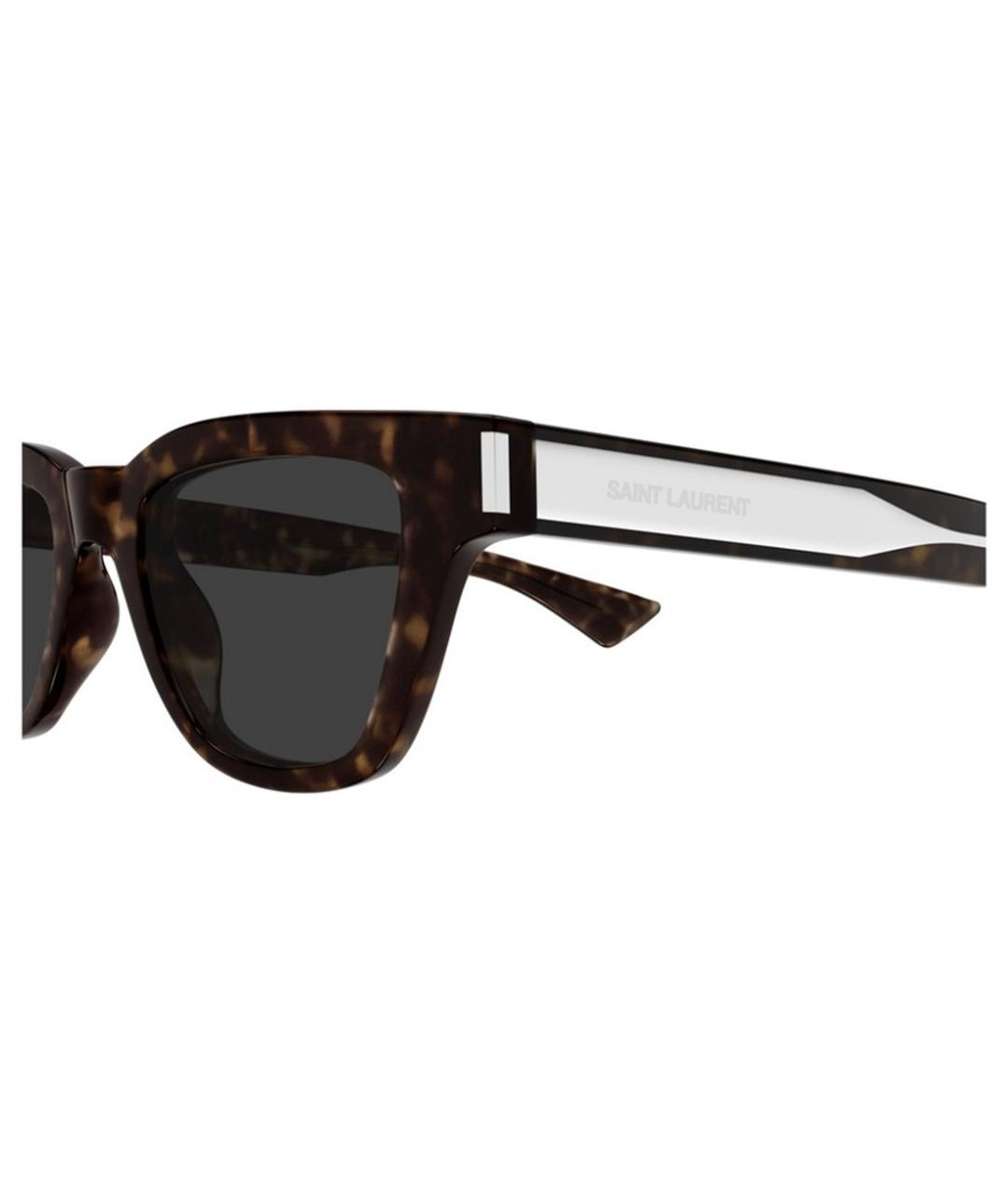 SAINT LAURENT Мульти пластиковые солнцезащитные очки, фото 3