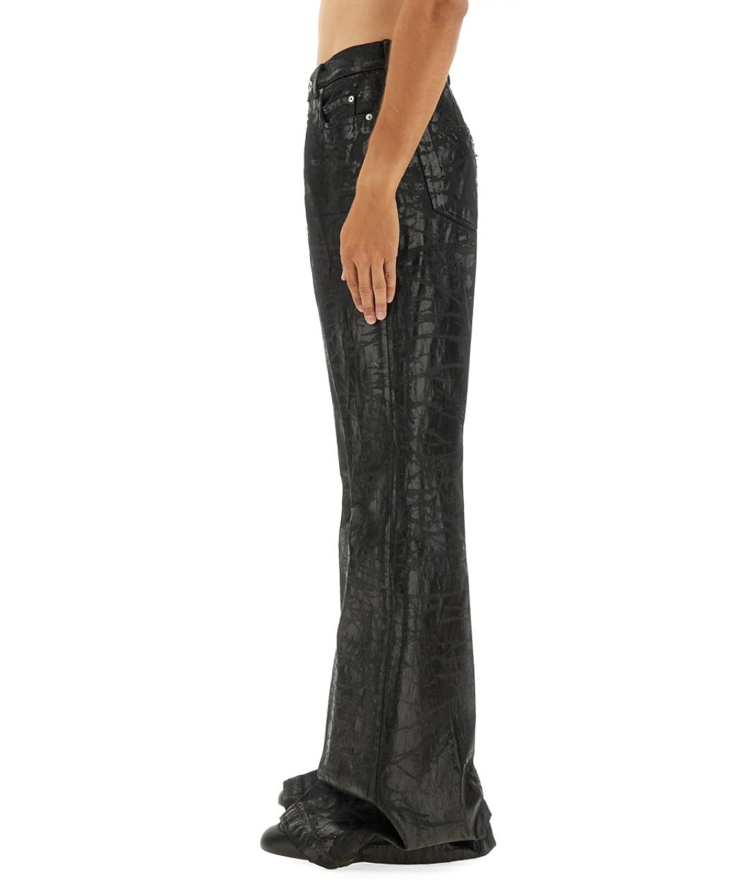 RICK OWENS Черные повседневные брюки, фото 4