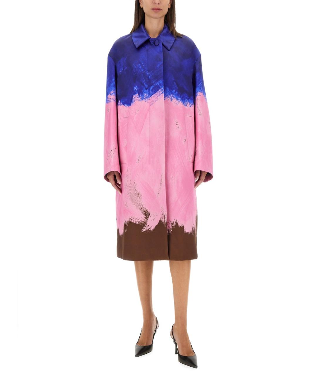 DRIES VAN NOTEN Мульти хлопковое пальто, фото 2