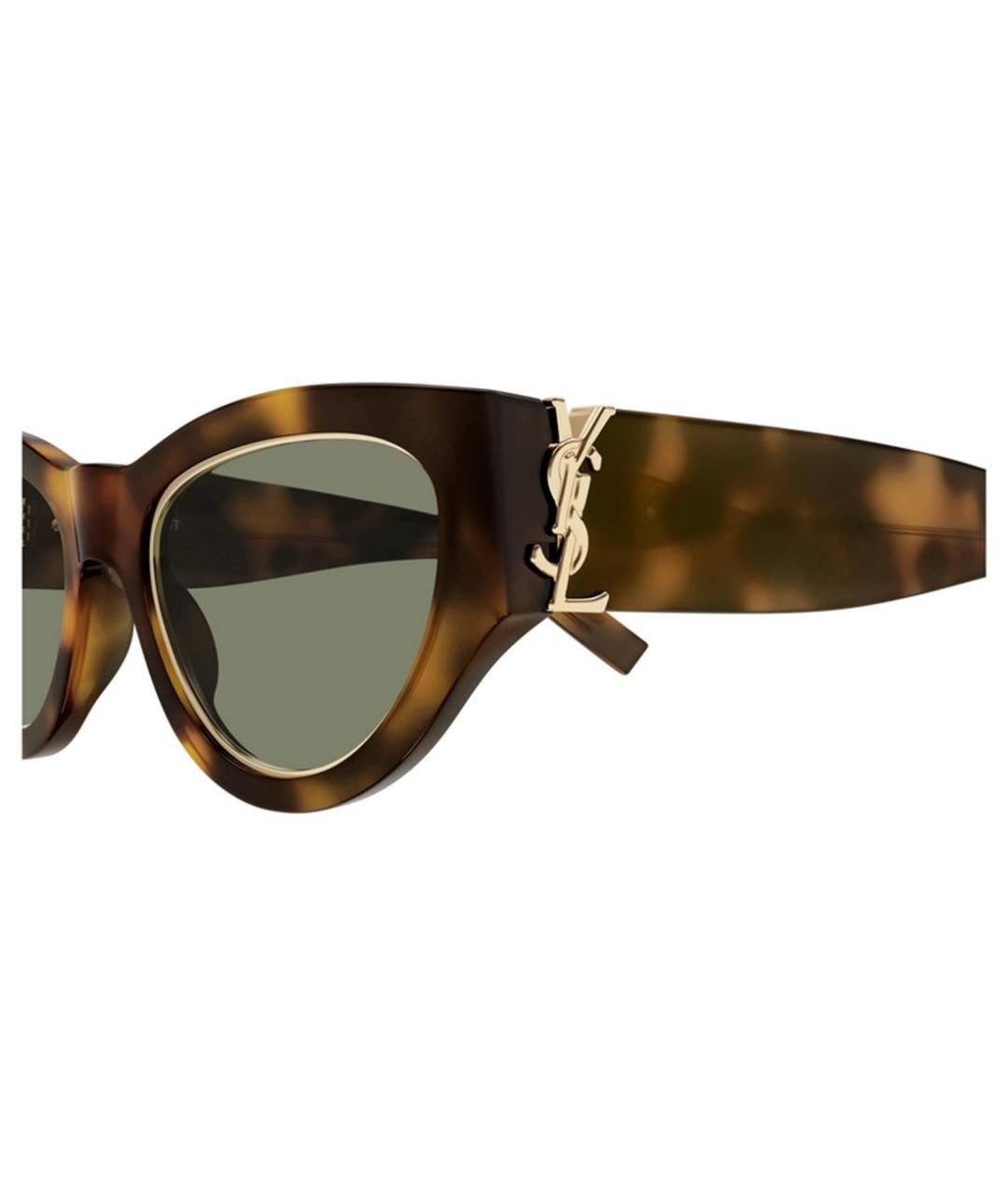 SAINT LAURENT Мульти пластиковые солнцезащитные очки, фото 3