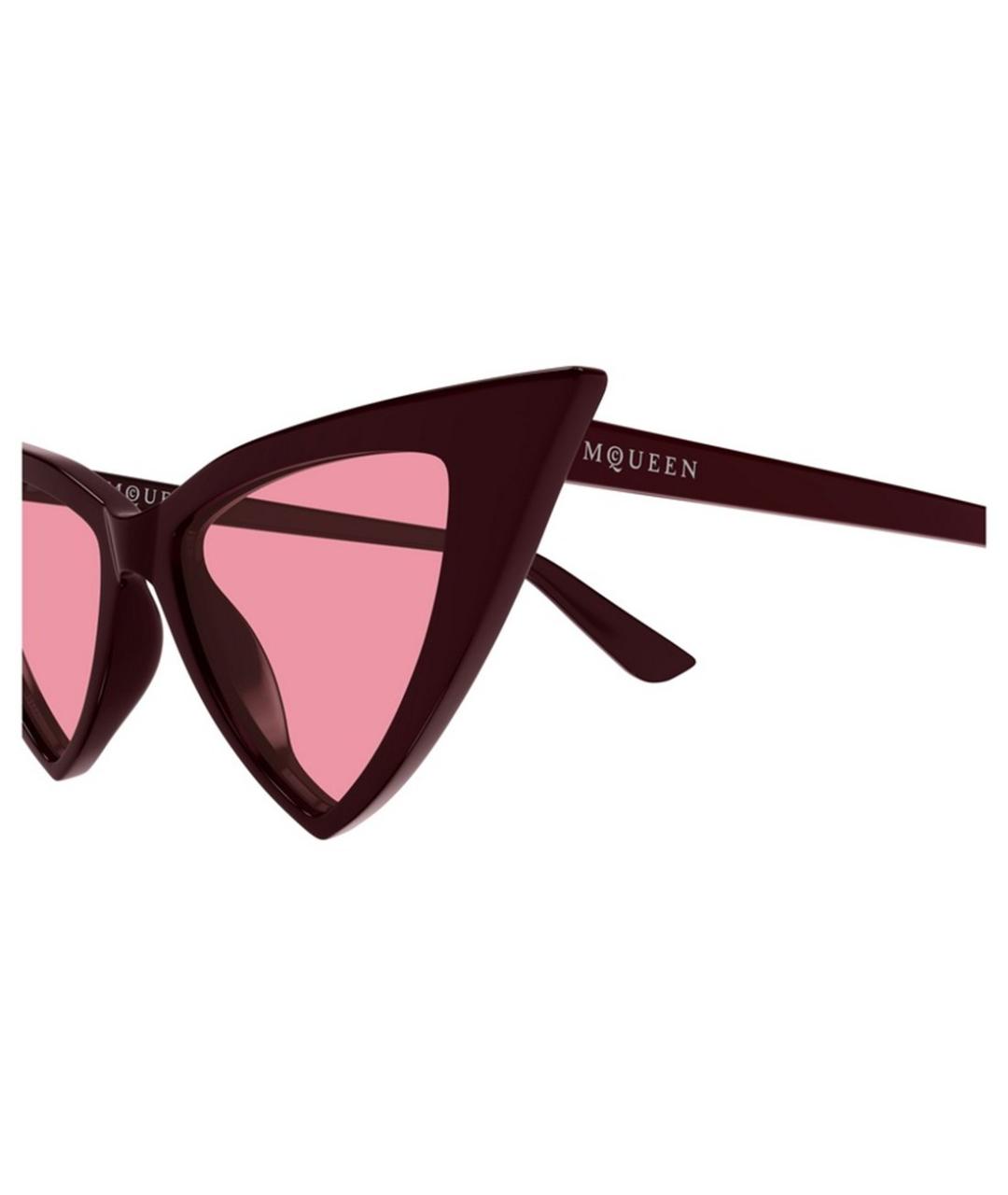 ALEXANDER MCQUEEN Красные солнцезащитные очки, фото 3