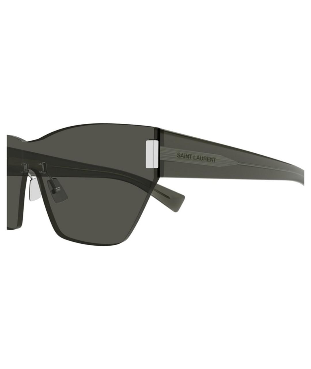 SAINT LAURENT Серые солнцезащитные очки, фото 3
