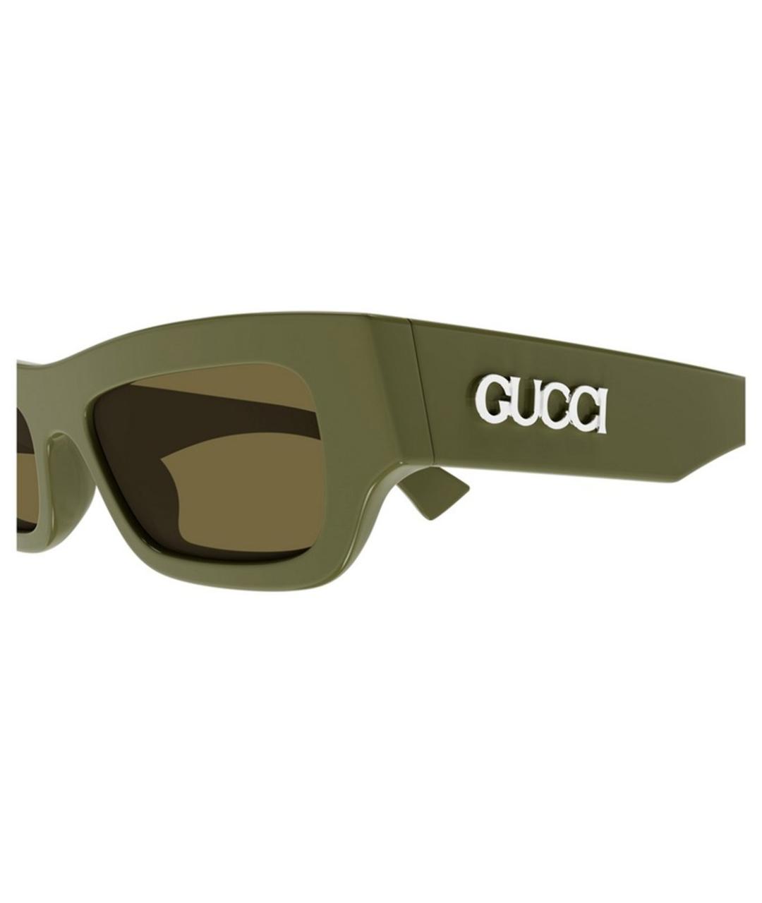 GUCCI Зеленые солнцезащитные очки, фото 3