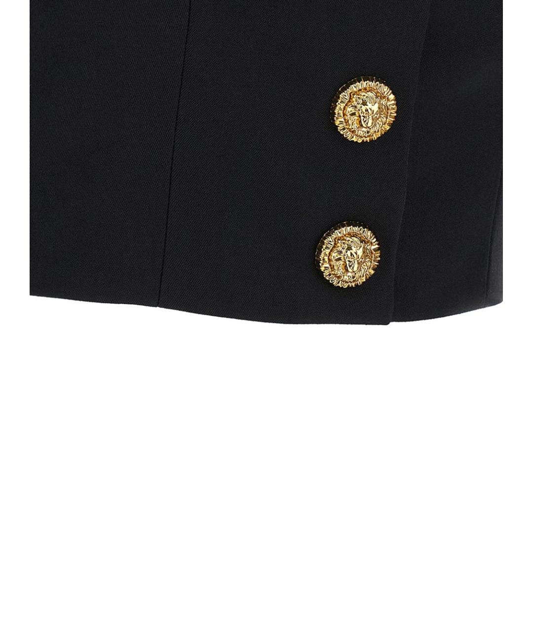 BALMAIN Черная шерстяная майка, фото 4