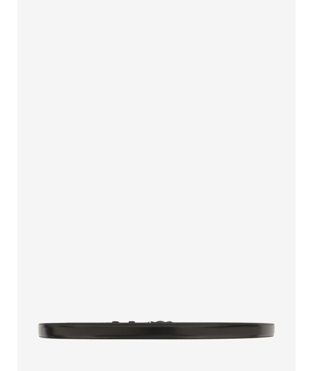 CELINE Черный кожаный ремень, фото 3