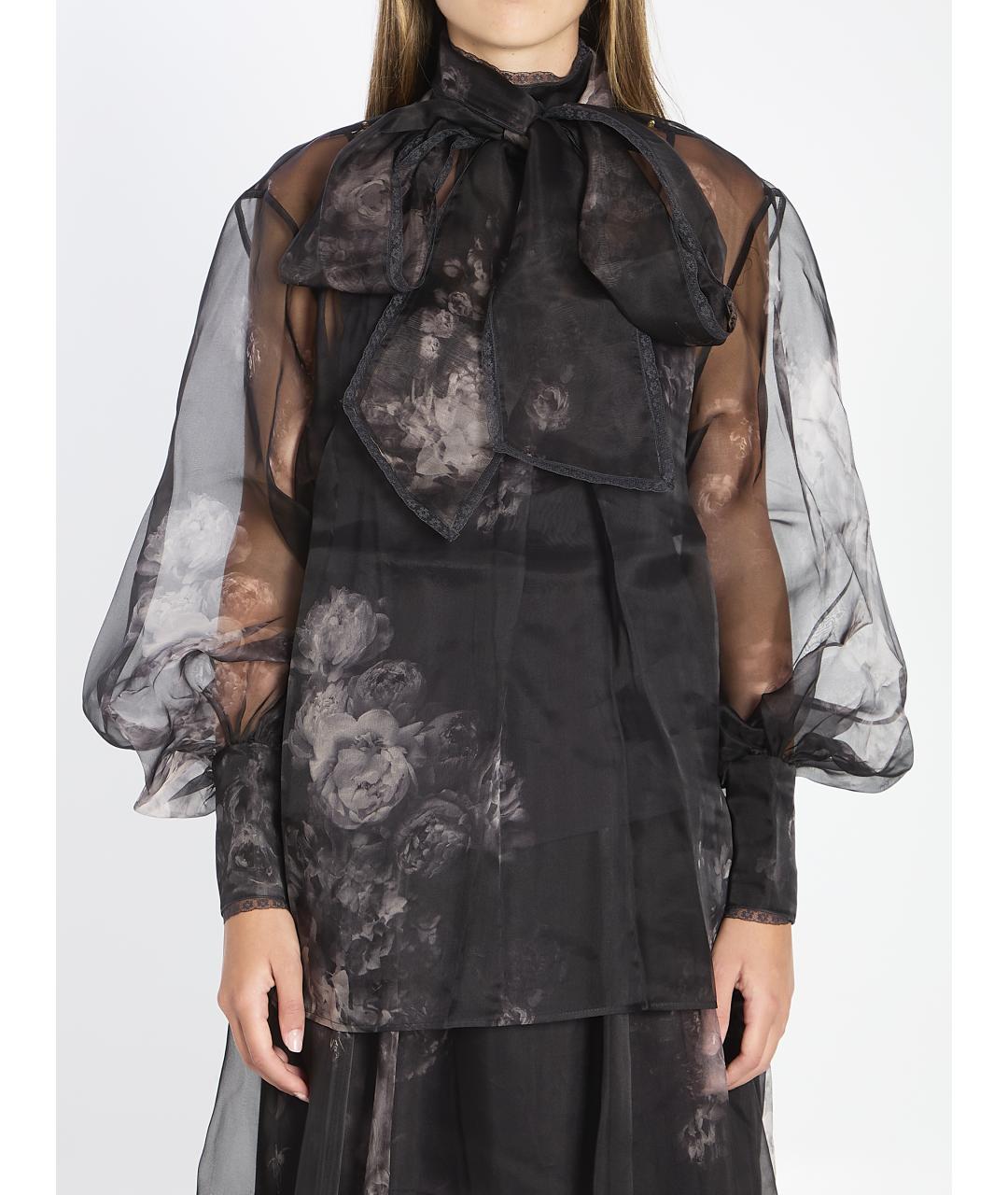 ZIMMERMANN Черная шелковая блузы, фото 6