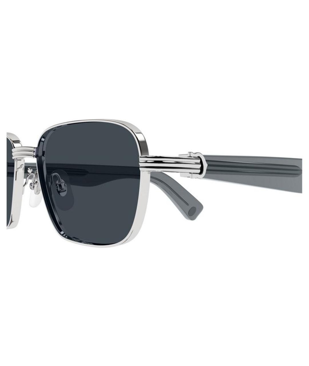 CARTIER Серебряные металлические солнцезащитные очки, фото 3