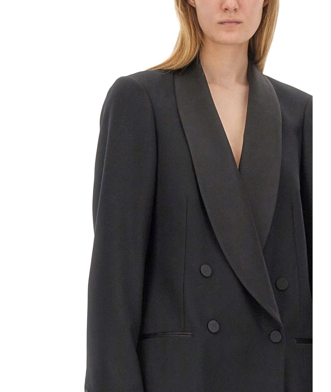 DRIES VAN NOTEN Черный шерстяной жакет/пиджак, фото 5