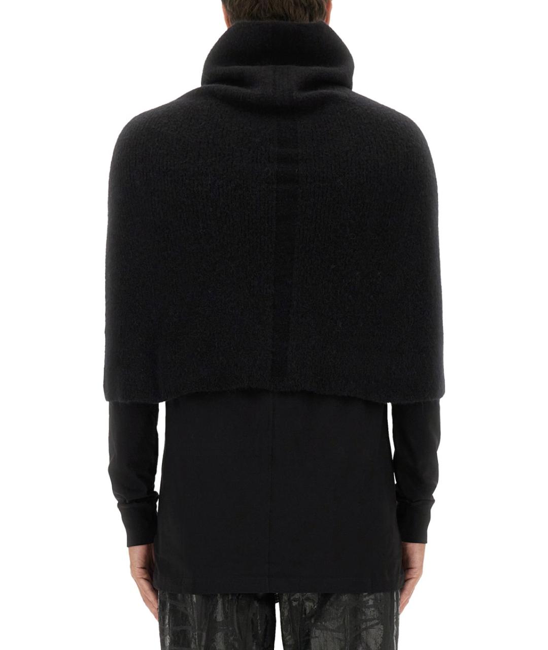 RICK OWENS Черный шерстяной джемпер / свитер, фото 3