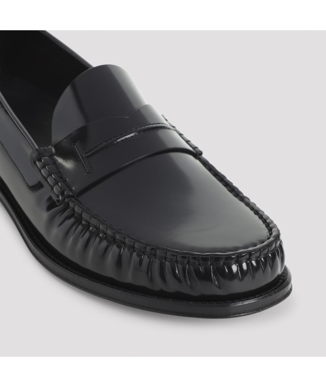 TOM FORD Черные кожаные лоферы, фото 5