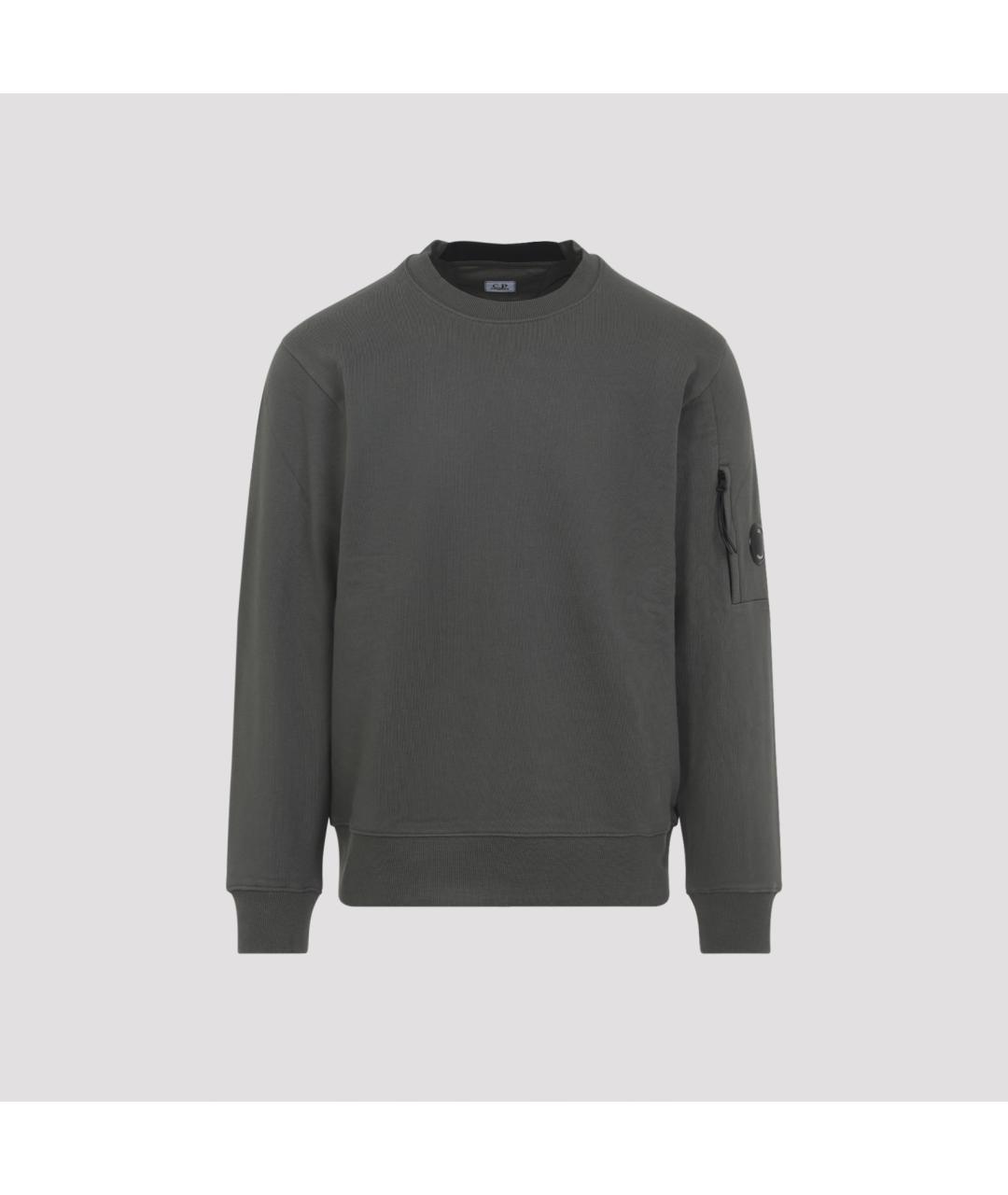 CP COMPANY Серый хлопковый джемпер / свитер, фото 2