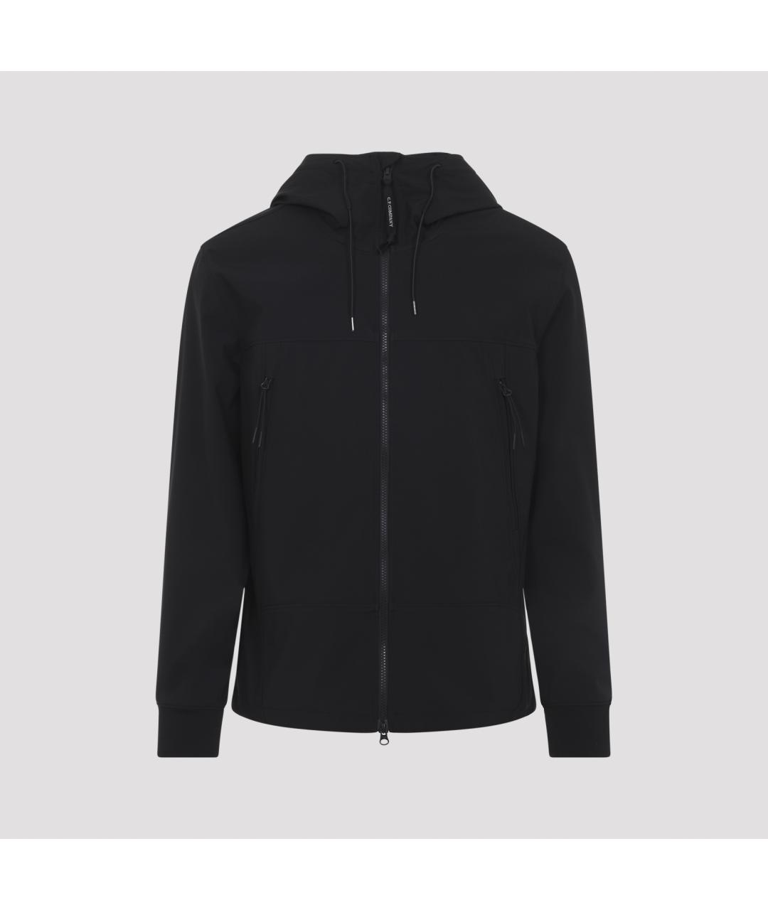 CP COMPANY Черная полиэстеровая куртка, фото 2