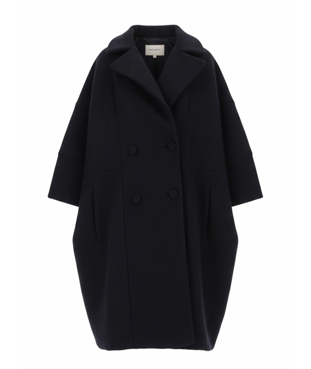 DRIES VAN NOTEN Синее шерстяное пальто, фото 1