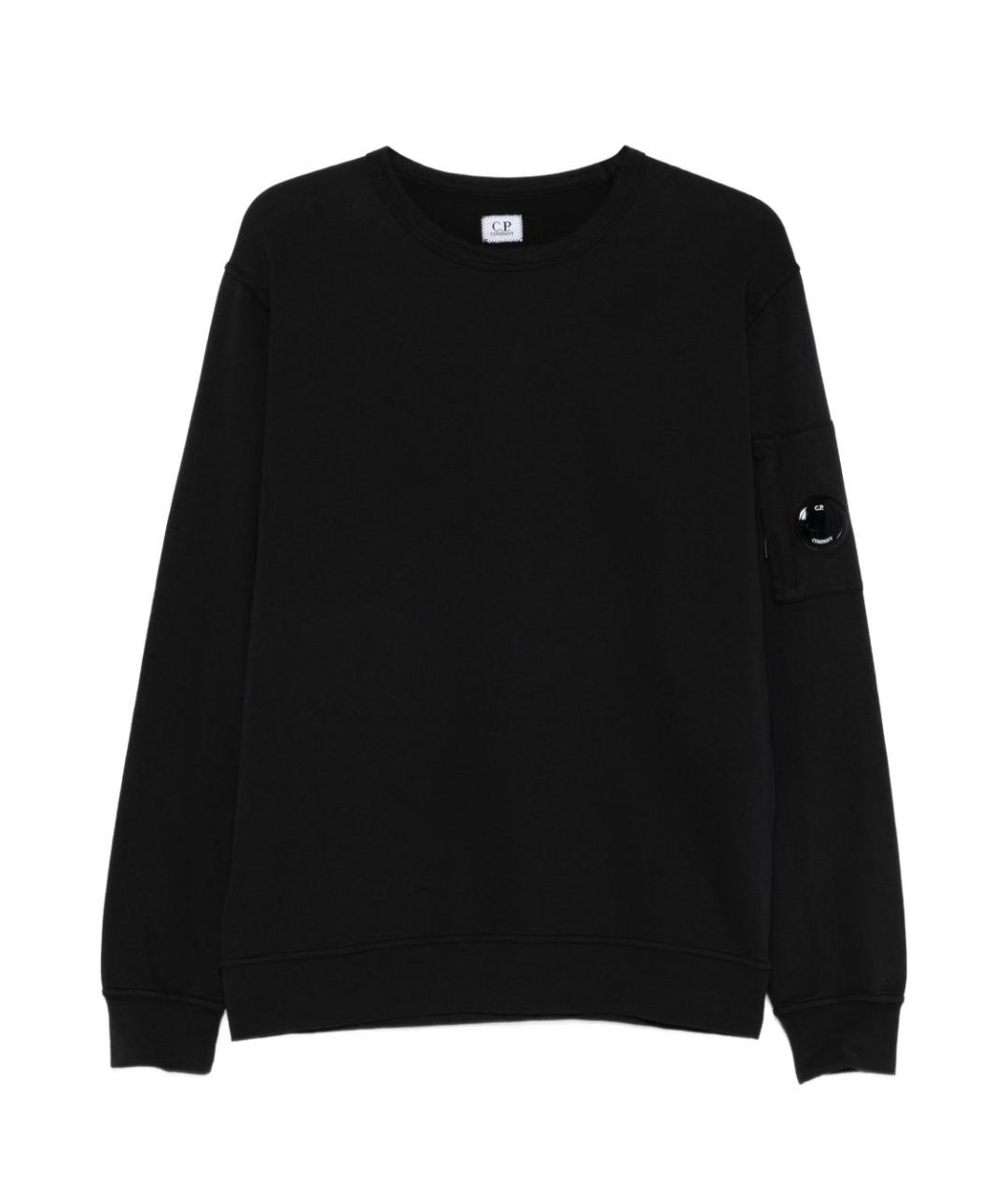 CP COMPANY Черный хлопковый джемпер / свитер, фото 1