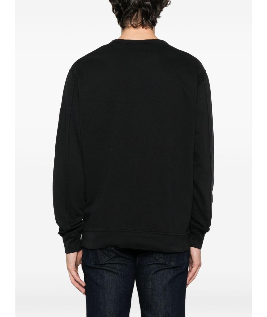 CP COMPANY Черный хлопковый джемпер / свитер, фото 5