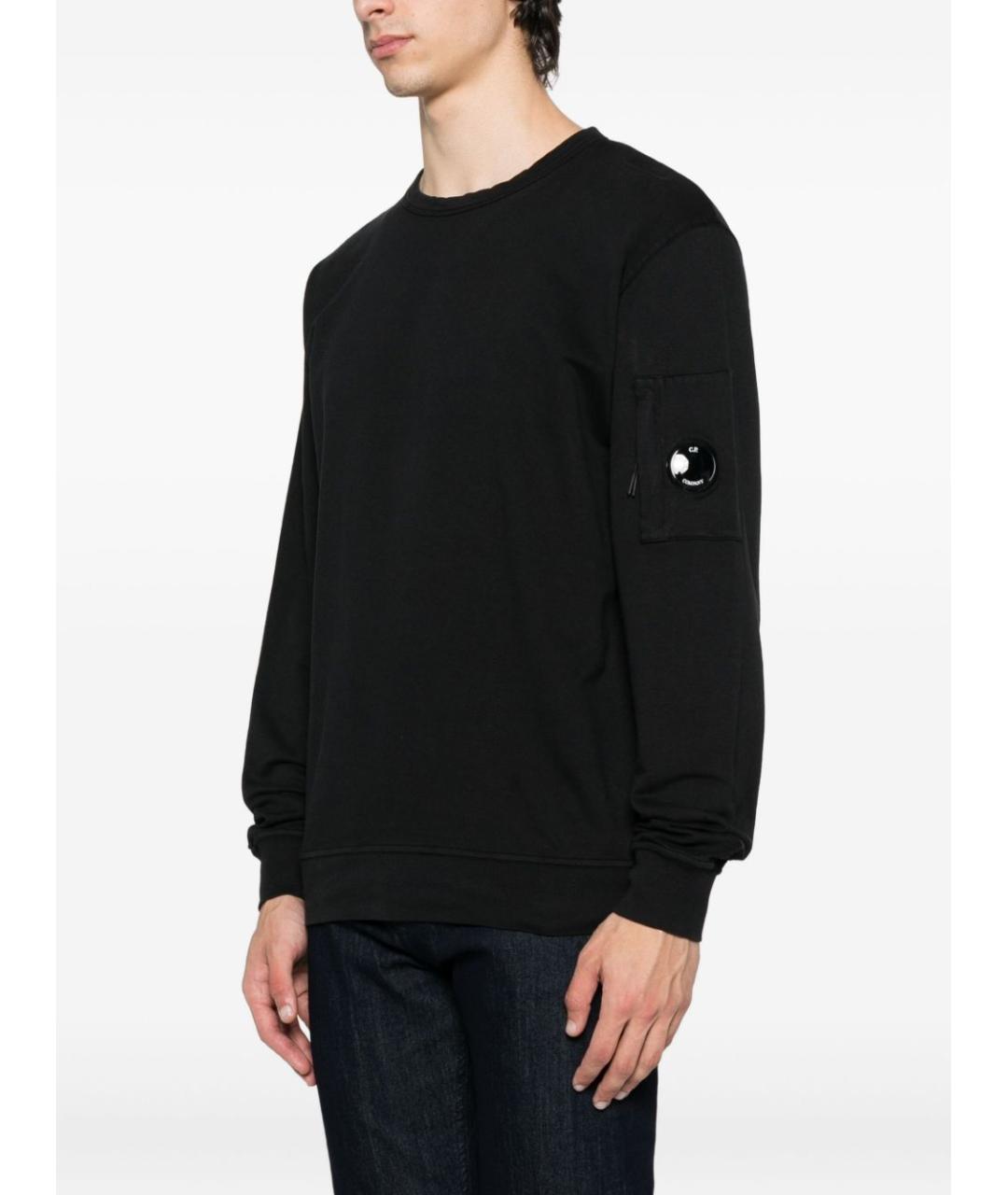 CP COMPANY Черный хлопковый джемпер / свитер, фото 3