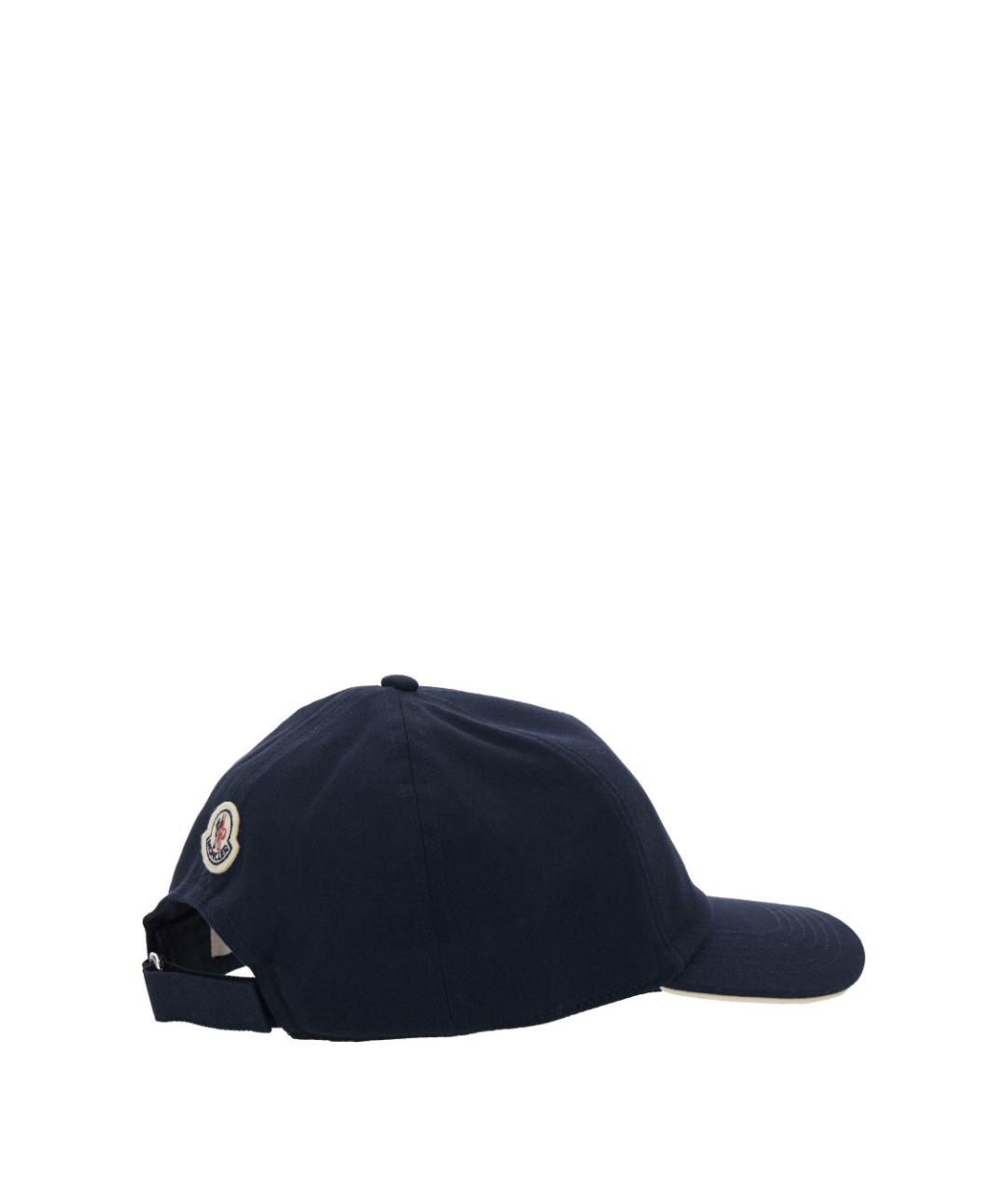 MONCLER Синяя хлопковая кепка/бейсболка, фото 2