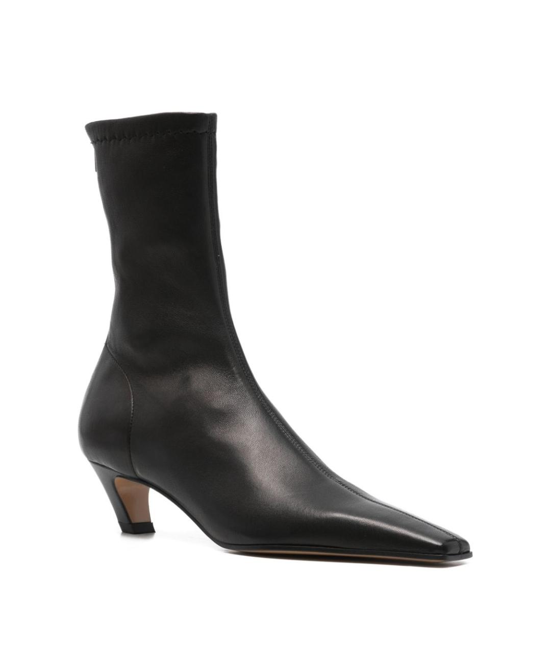 KHAITE Черные кожаные ботильоны, фото 2