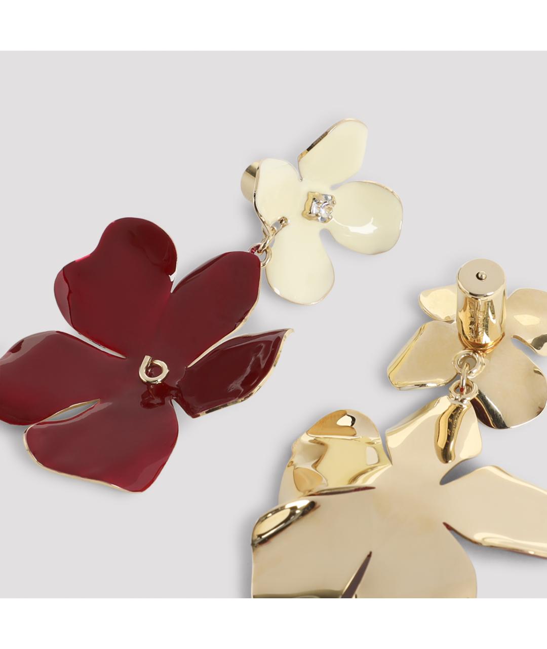 MARNI Красные латунные серьги, фото 2