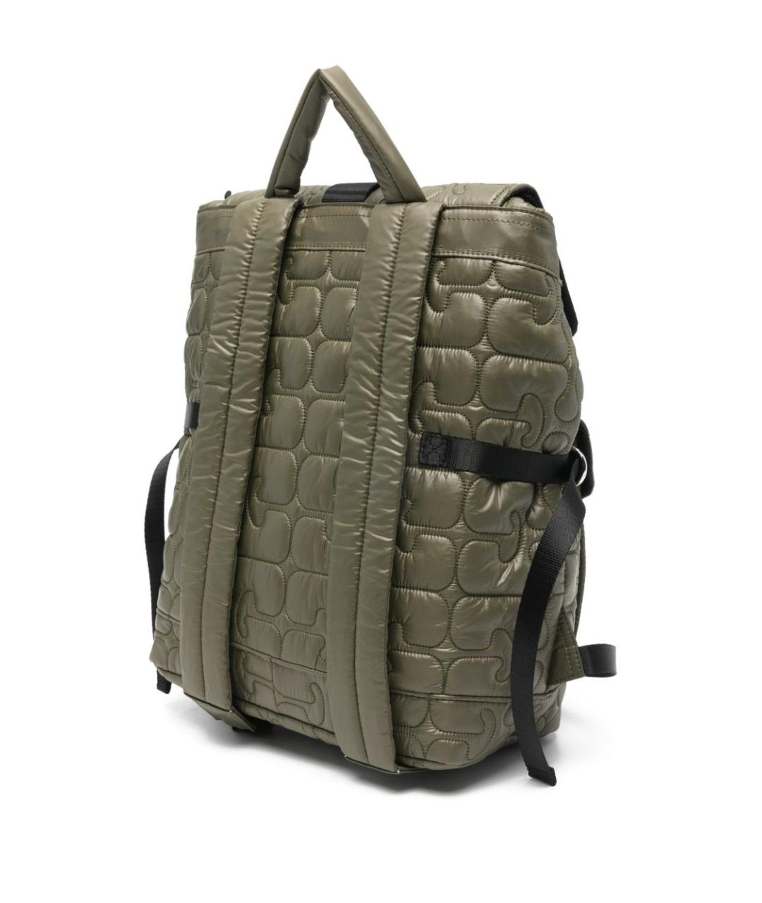 GANNI Зеленый тканевый рюкзак, фото 4