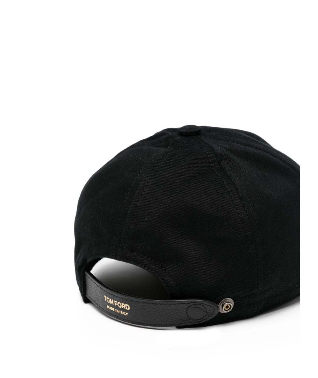 TOM FORD Черная хлопковая кепка/бейсболка, фото 3