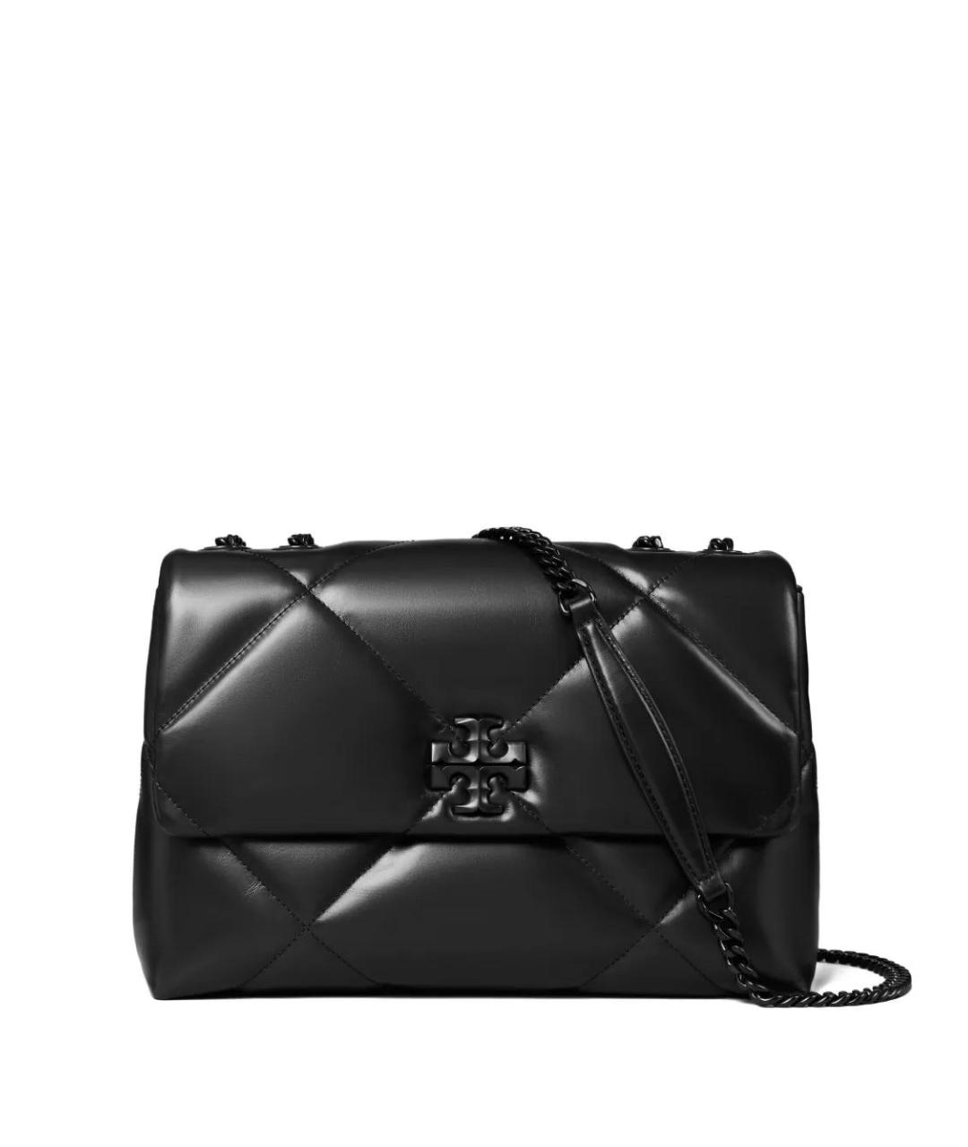 TORY BURCH Черная кожаная сумка через плечо, фото 1