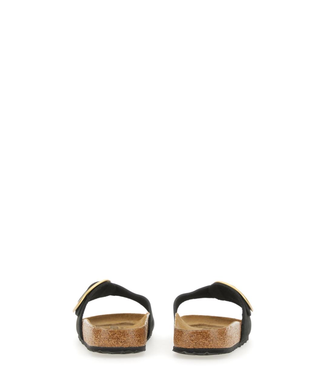 BIRKENSTOCK Черные кожаные сандалии, фото 3