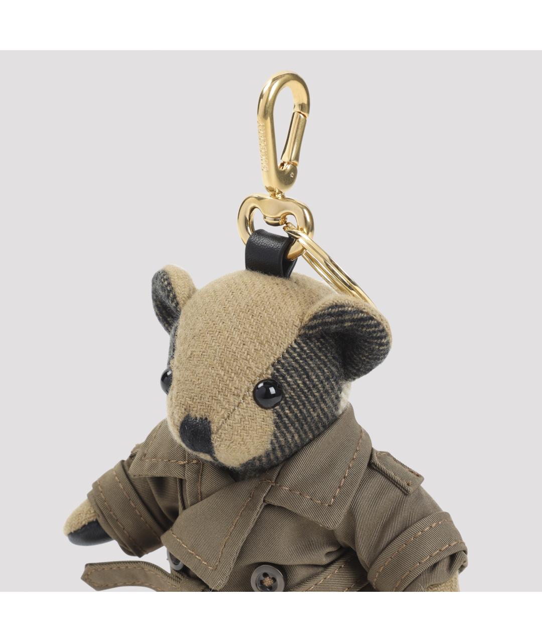 BURBERRY Бежевый брелок, фото 4