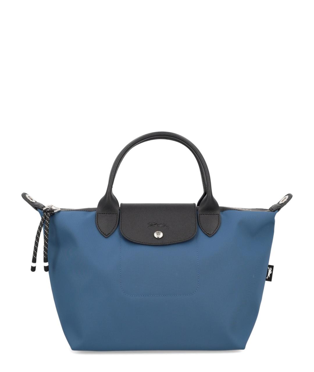 LONGCHAMP Синяя тканевая сумка тоут, фото 1