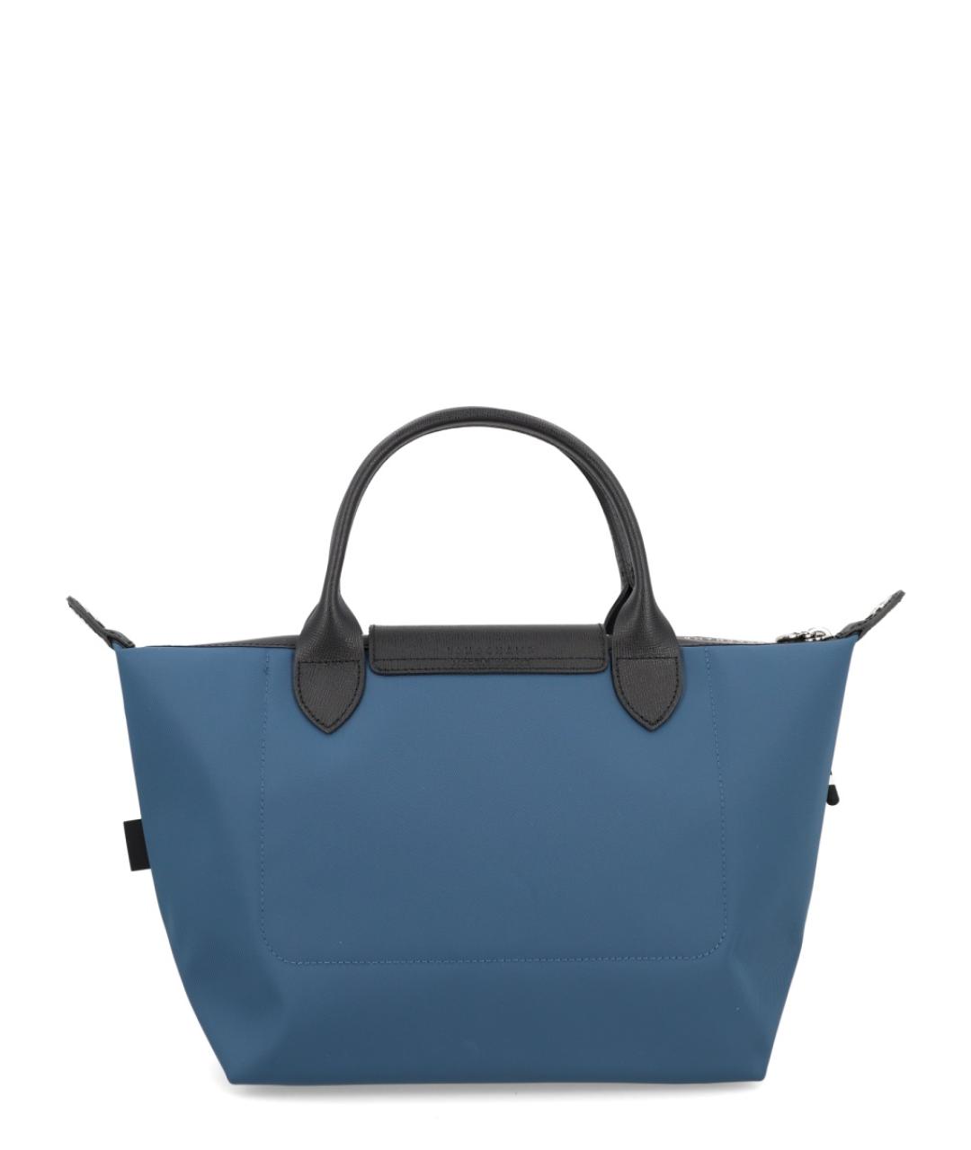 LONGCHAMP Синяя тканевая сумка тоут, фото 2