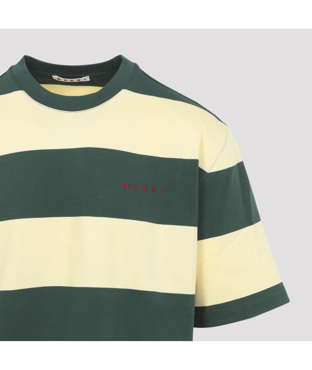 MARNI Мульти хлопковая футболка, фото 3