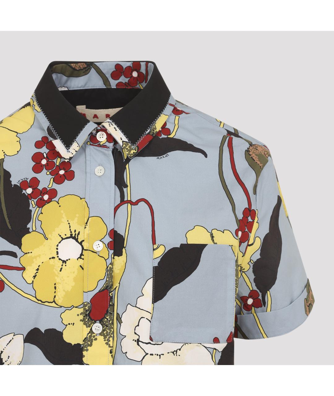 MARNI Мульти хлопковая рубашка, фото 3