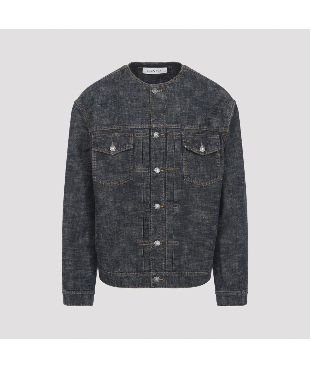 LANVIN Синяя деним куртка, фото 2