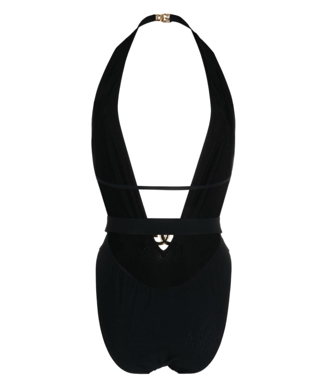 DOLCE&GABBANA Черный полиамидовый купальник, фото 2