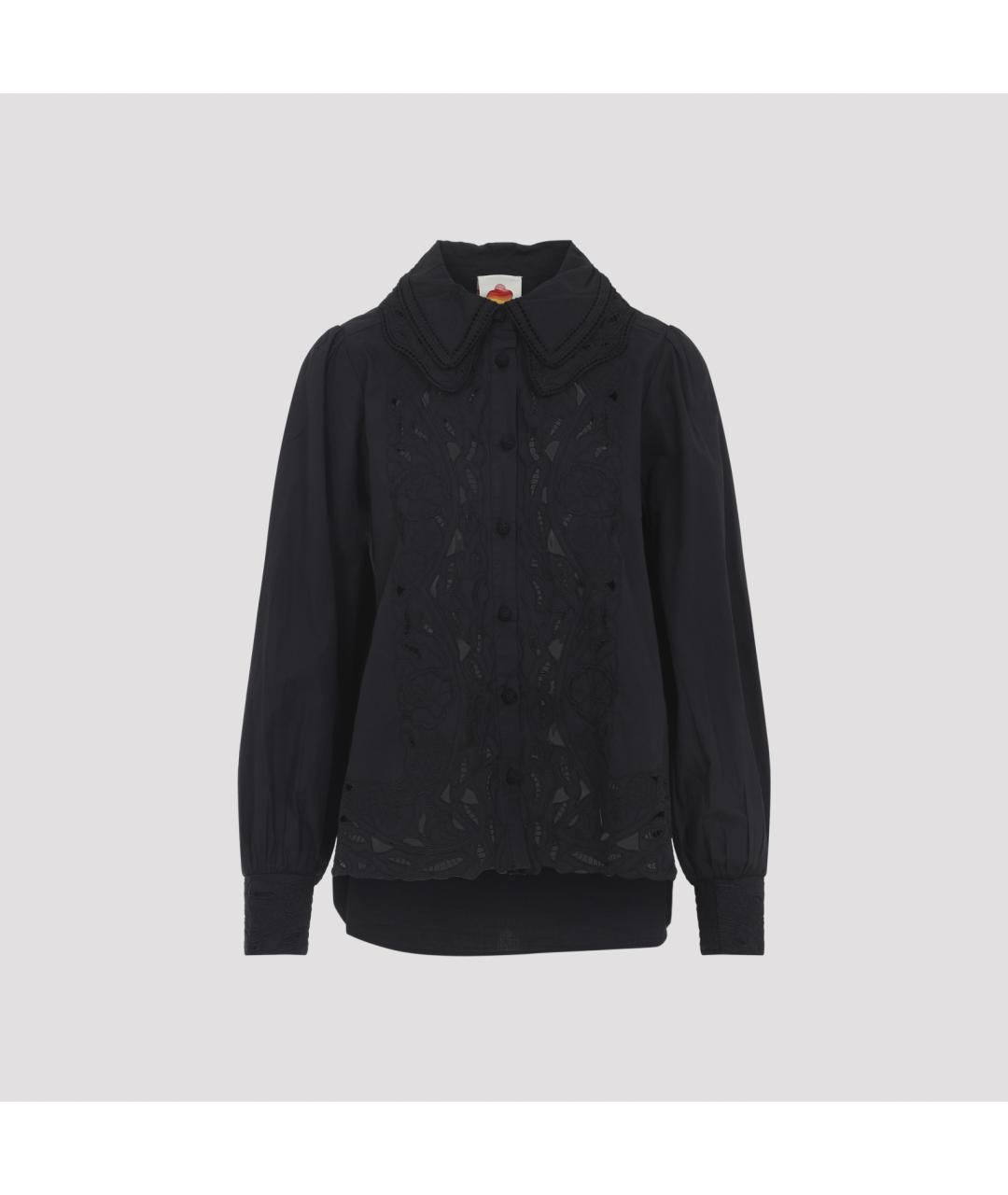 FARM RIO Черная хлопковая рубашка, фото 2