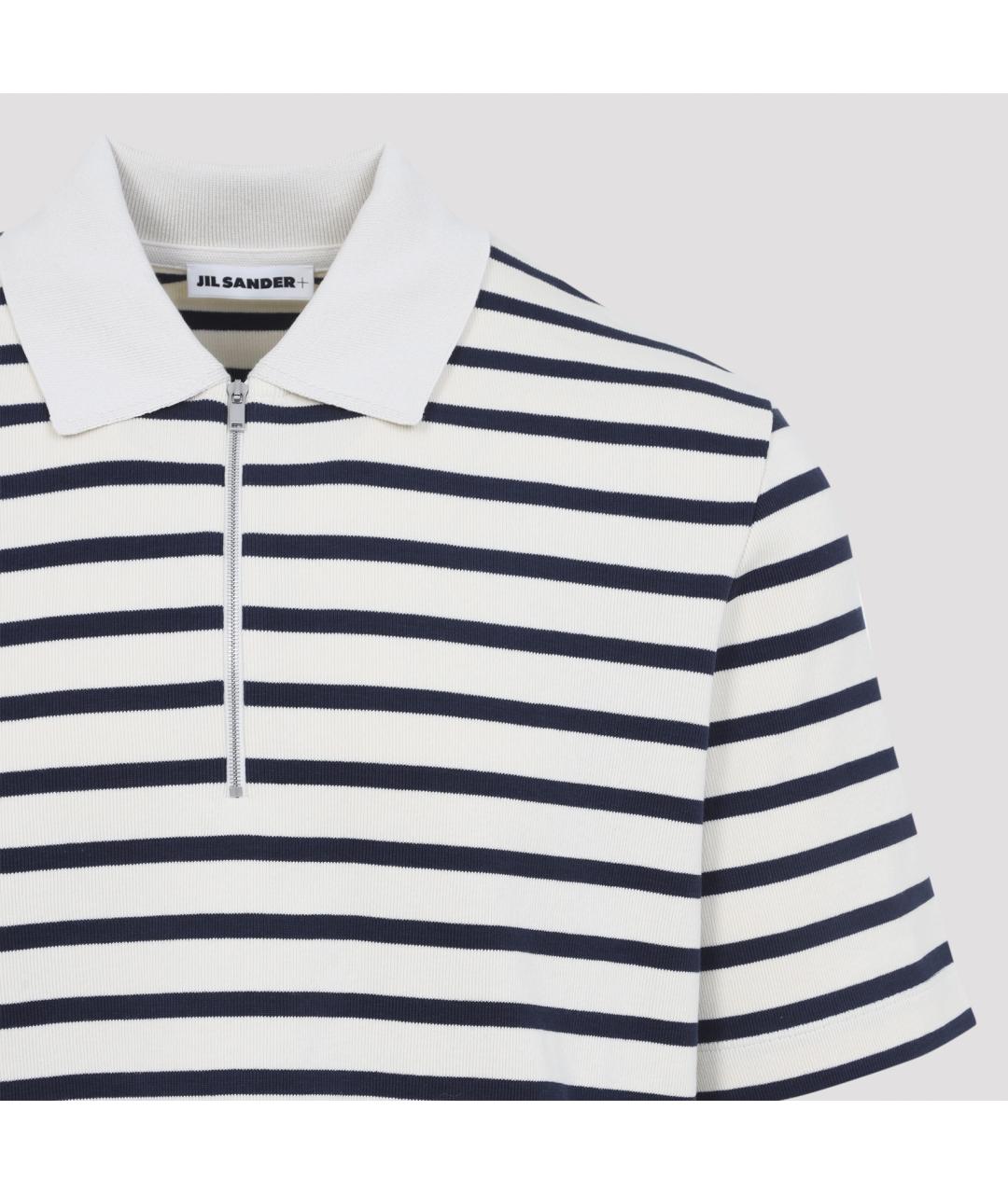 JIL SANDER Мульти хлопковое поло с коротким рукавом, фото 3
