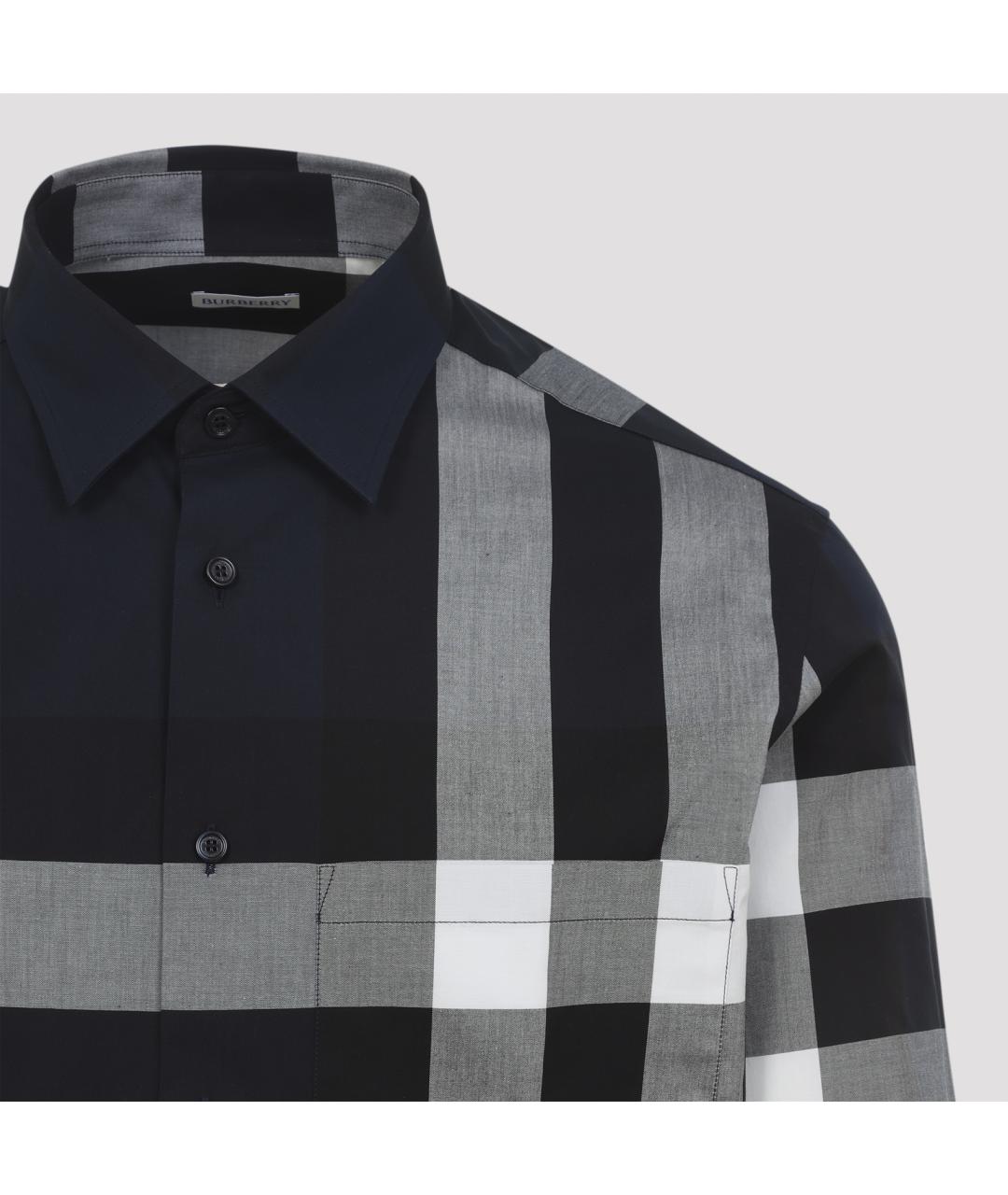 BURBERRY Мульти хлопковая кэжуал рубашка, фото 3