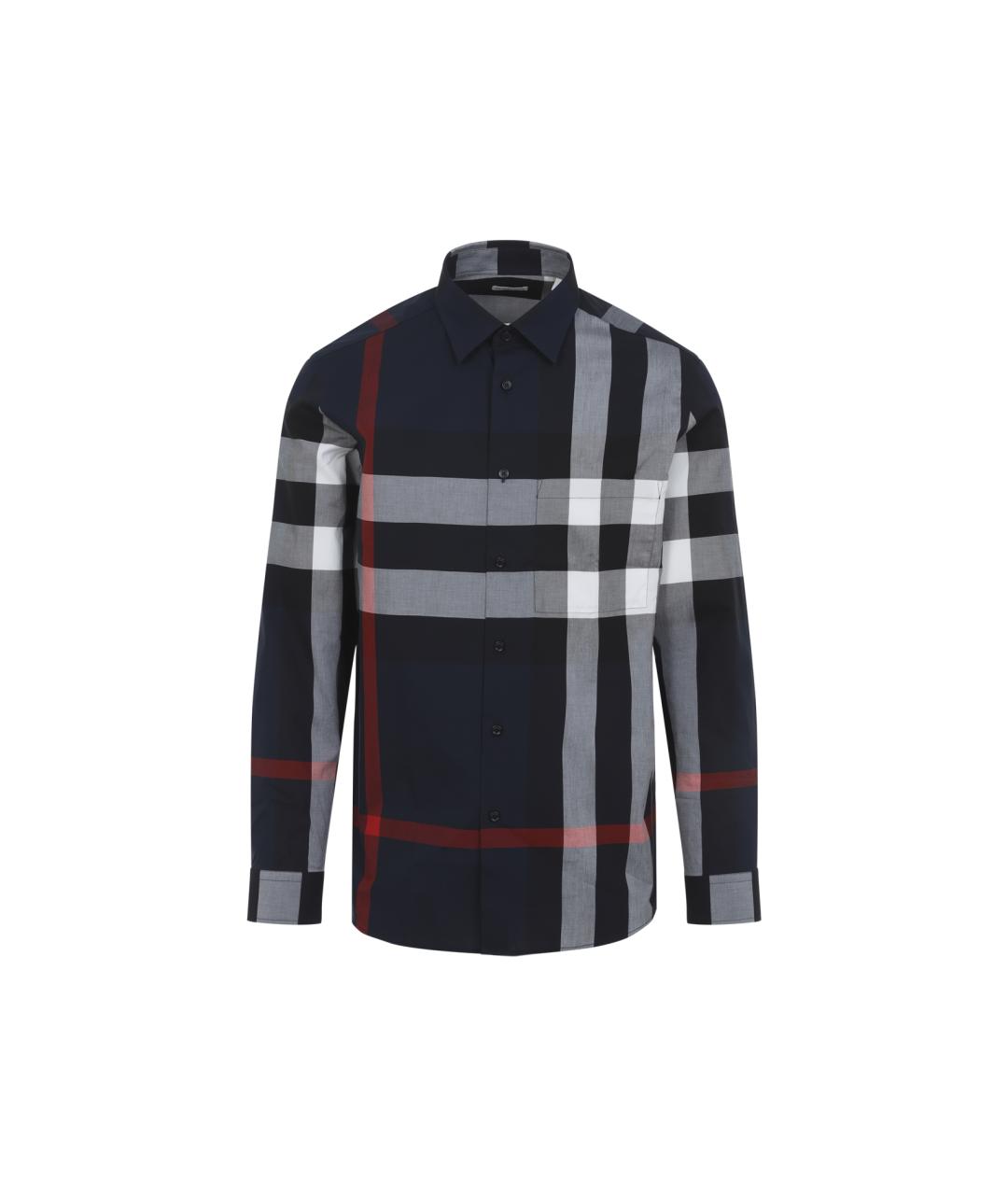 BURBERRY Мульти хлопковая кэжуал рубашка, фото 1